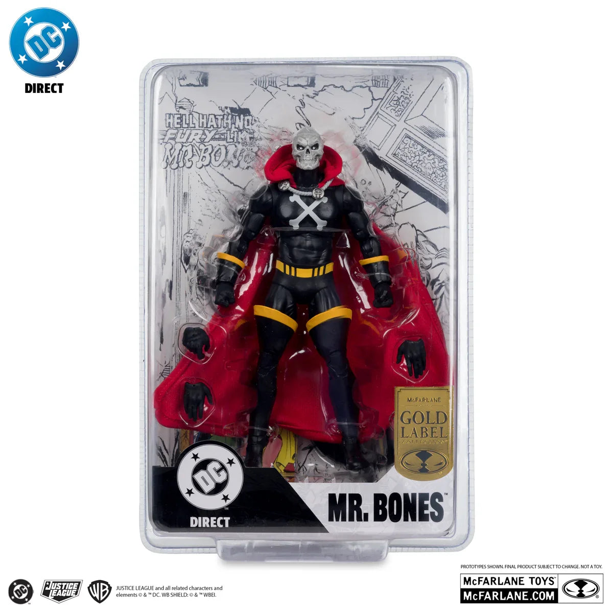 DC - Mr. Bones (Infinity Inc #16) Gold Label 7" Action Figure