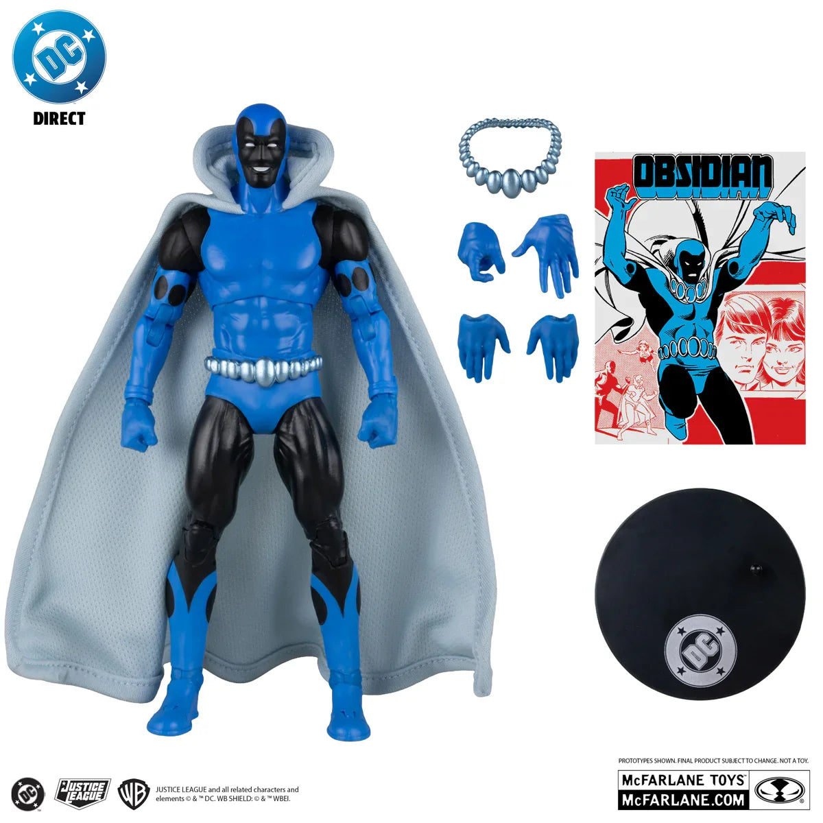 DC Comics -  Obsidian (Infinity Inc #16) Gold Label 7" Action Figure