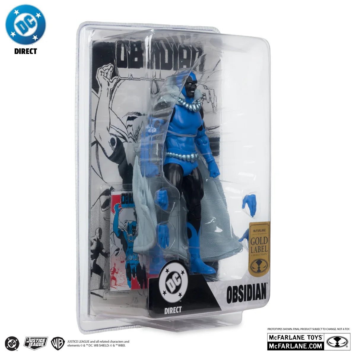 DC Comics -  Obsidian (Infinity Inc #16) Gold Label 7" Action Figure