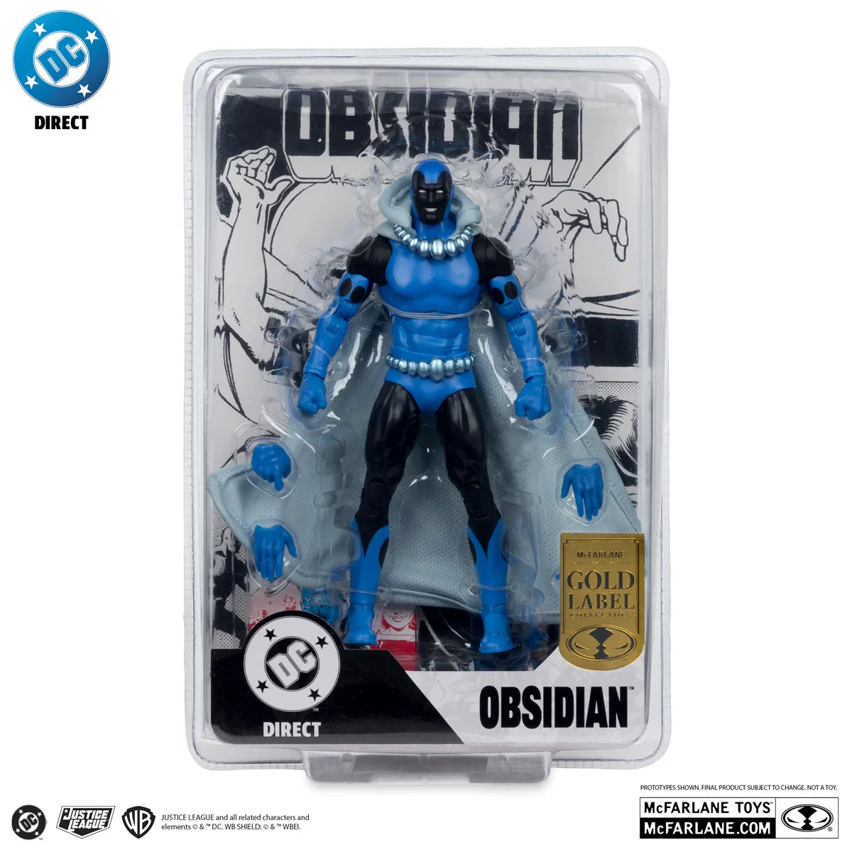 DC Comics -  Obsidian (Infinity Inc #16) Gold Label 7" Action Figure