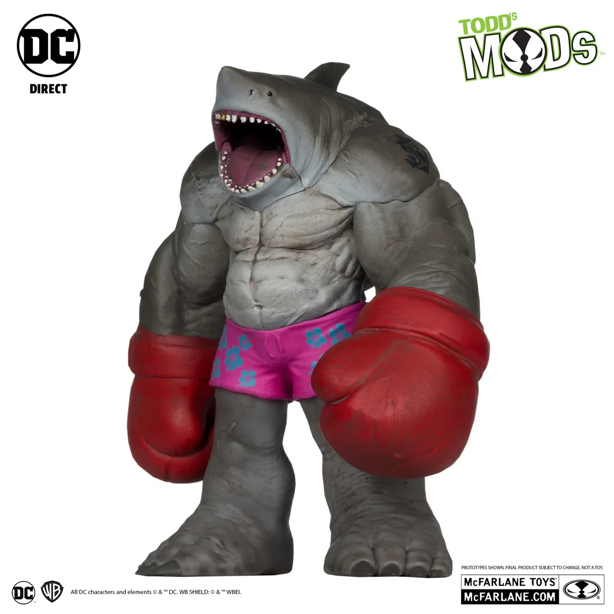 Figura de vinilo coleccionable de King Shark de DC Comics