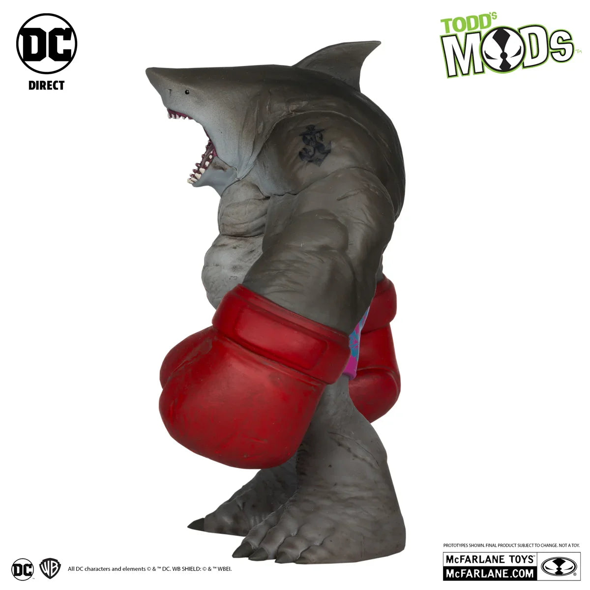 Figura de vinilo coleccionable de King Shark de DC Comics