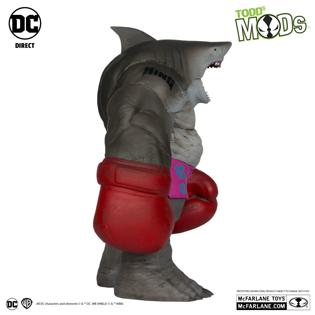Figura de vinilo coleccionable de King Shark de DC Comics