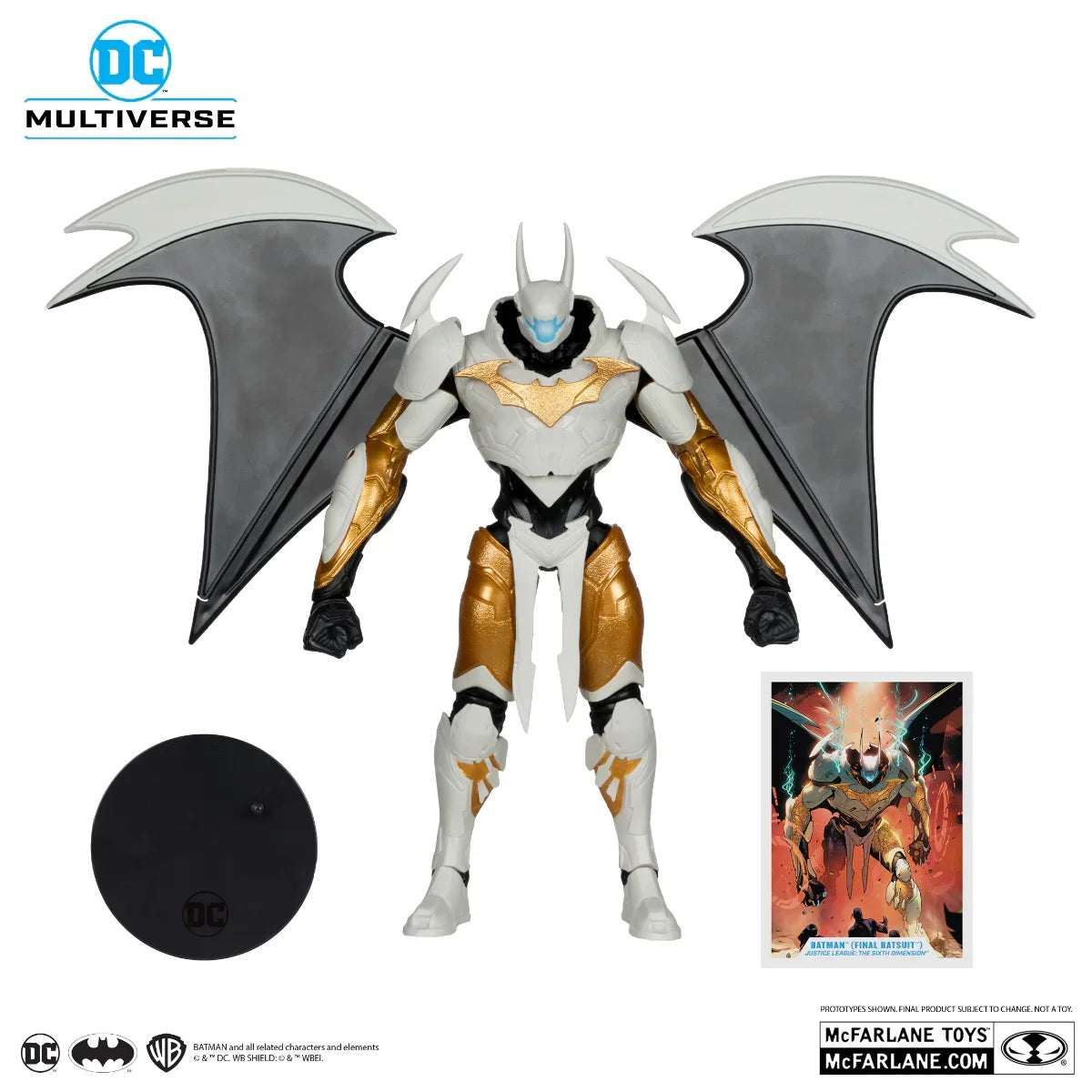 MCF17497 DC Comics - Batman Final Suit (Justice League: Sixth Dimension) Megafig - McFarlane Toys - Titan Pop Culture