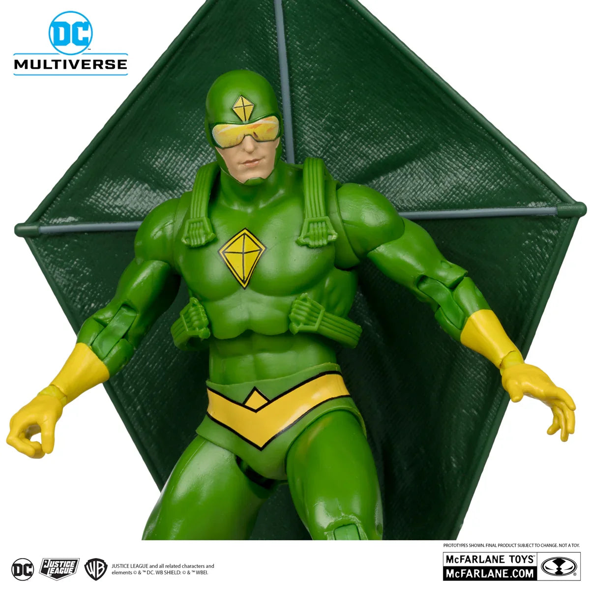 Figura de acción de 18 cm de DC - Edición Coleccionista de El Hombre Cometa [Etiqueta Dorada]