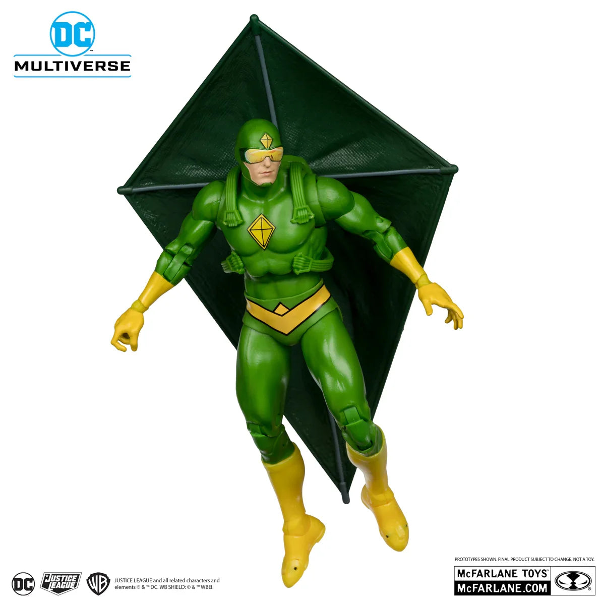Figura de acción de 18 cm de DC - Edición Coleccionista de El Hombre Cometa [Etiqueta Dorada]
