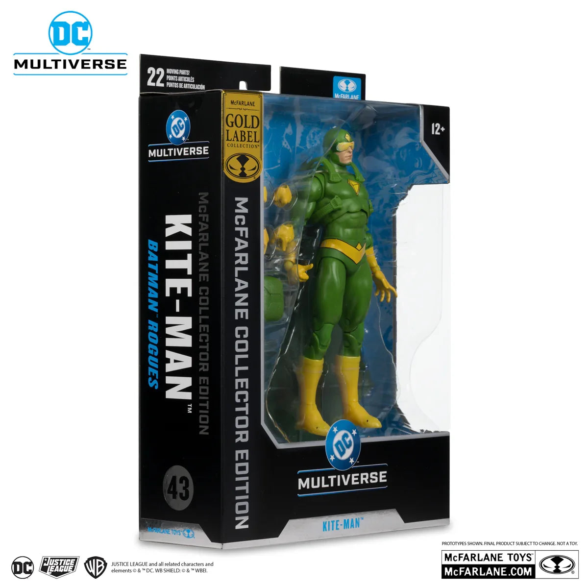 Figura de acción de 18 cm de DC - Edición Coleccionista de El Hombre Cometa [Etiqueta Dorada]