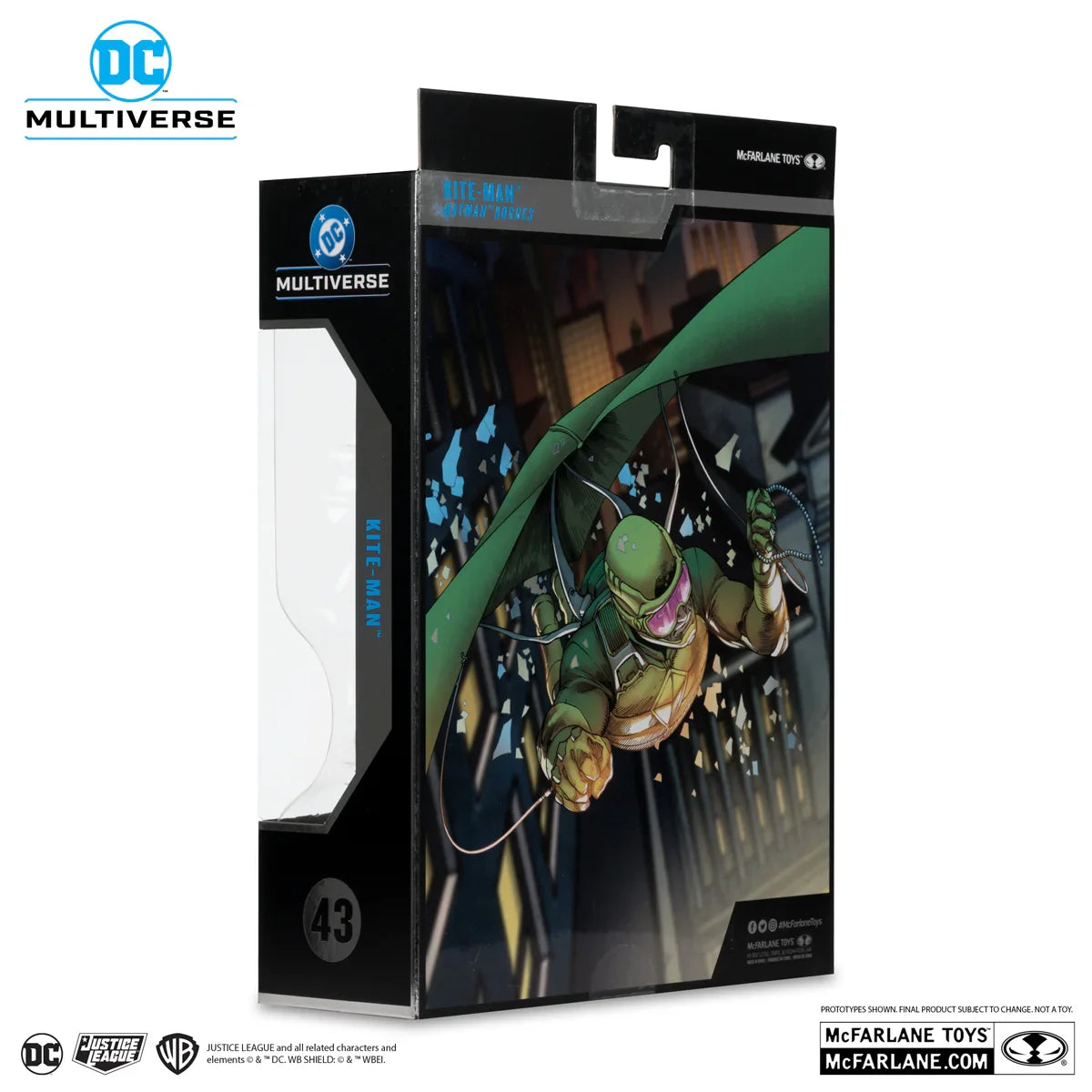 Figura de acción de 18 cm de DC - Edición Coleccionista de El Hombre Cometa [Etiqueta Dorada]