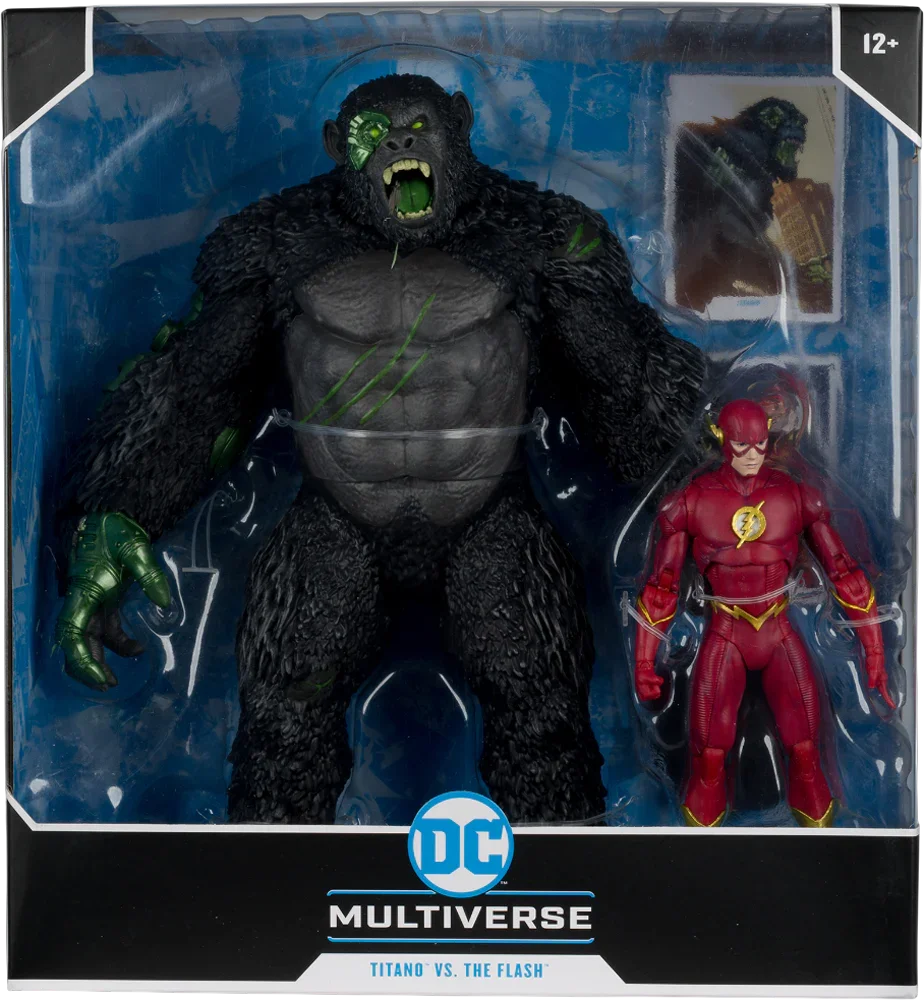 DC Comics - The Flash Vs Titano 7" Megafig 2-Pack
