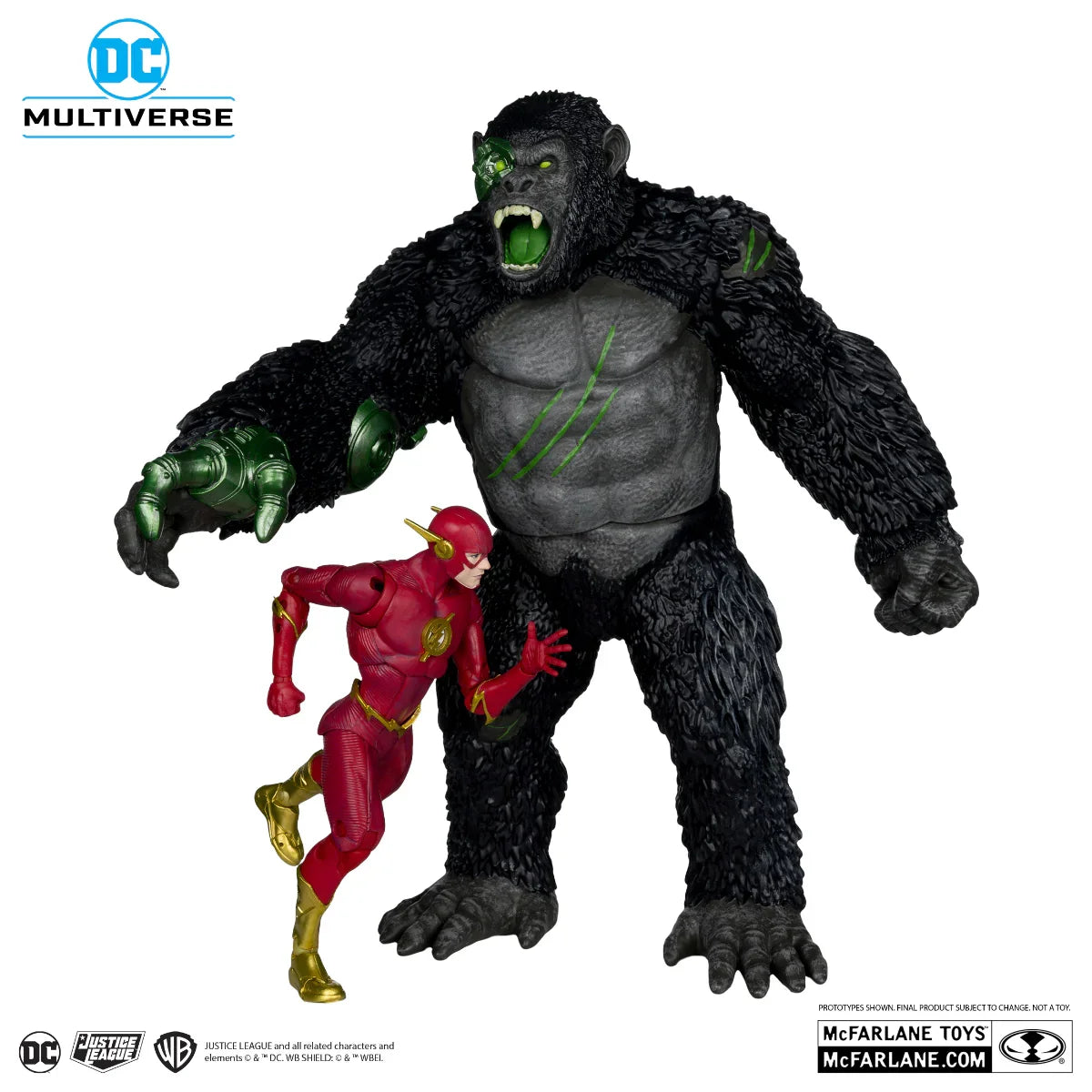 DC Comics - The Flash Vs Titano 7" Megafig 2-Pack