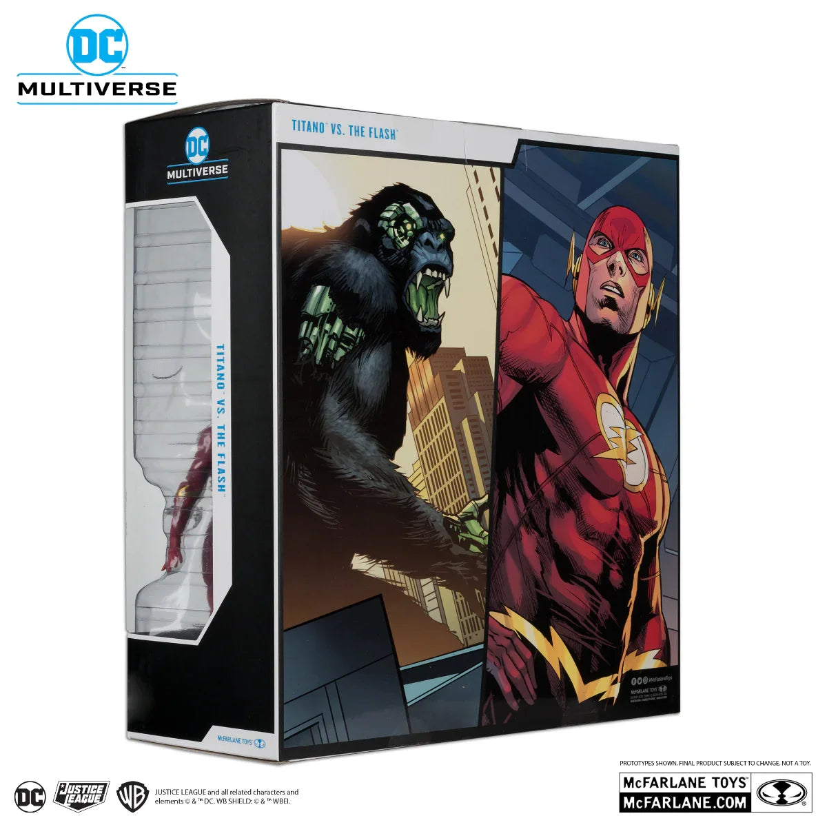 DC Comics - The Flash Vs Titano 7" Megafig 2-Pack