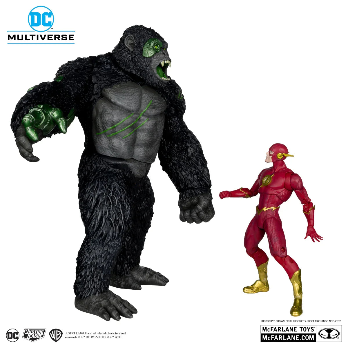 DC Comics - The Flash Vs Titano 7" Megafig 2-Pack