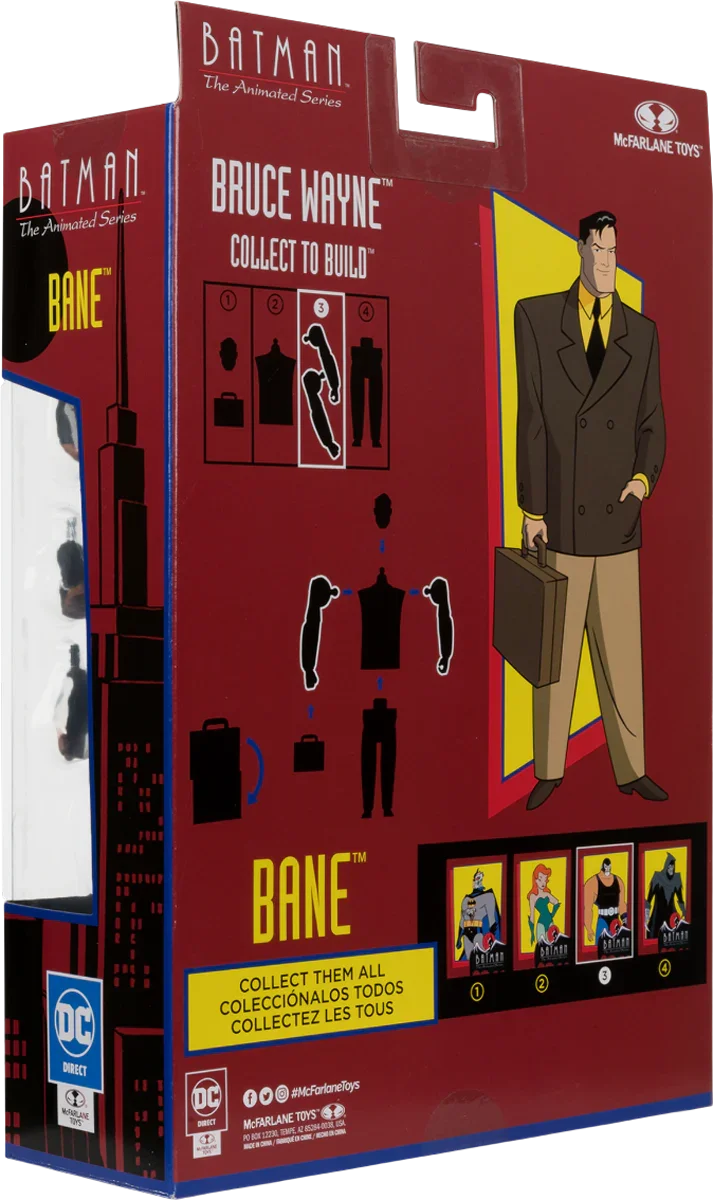 MCF17623 Batman The Animated Series - Bane with Build-A-Figure 6" Figure - McFarlane Toys - Titan Pop Culture