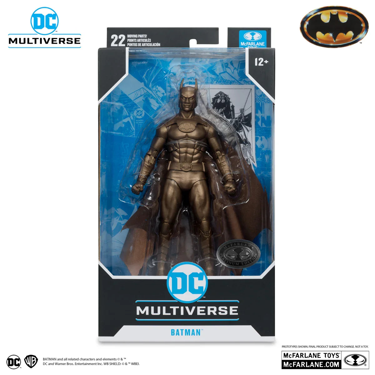 MCF17641 Batman (1989) - DC Multiverse Batman Bronze (Chase Version) 7" Figure - McFarlane Toys - Titan Pop Culture