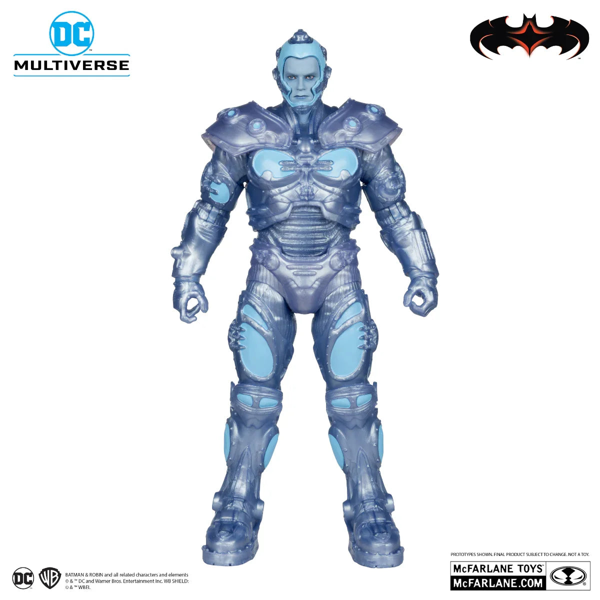 MCF17653 Batman & Robin - Mr. Freeze Black Light Gold Label 7" Figure - McFarlane Toys - Titan Pop Culture