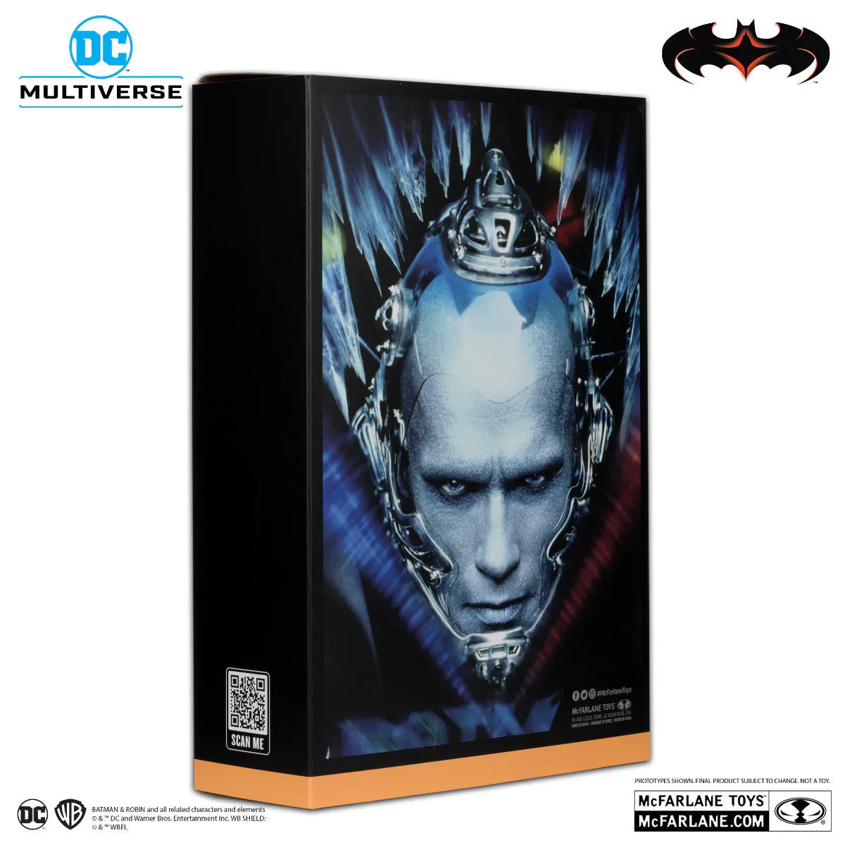 MCF17653 Batman & Robin - Mr. Freeze Black Light Gold Label 7" Figure - McFarlane Toys - Titan Pop Culture