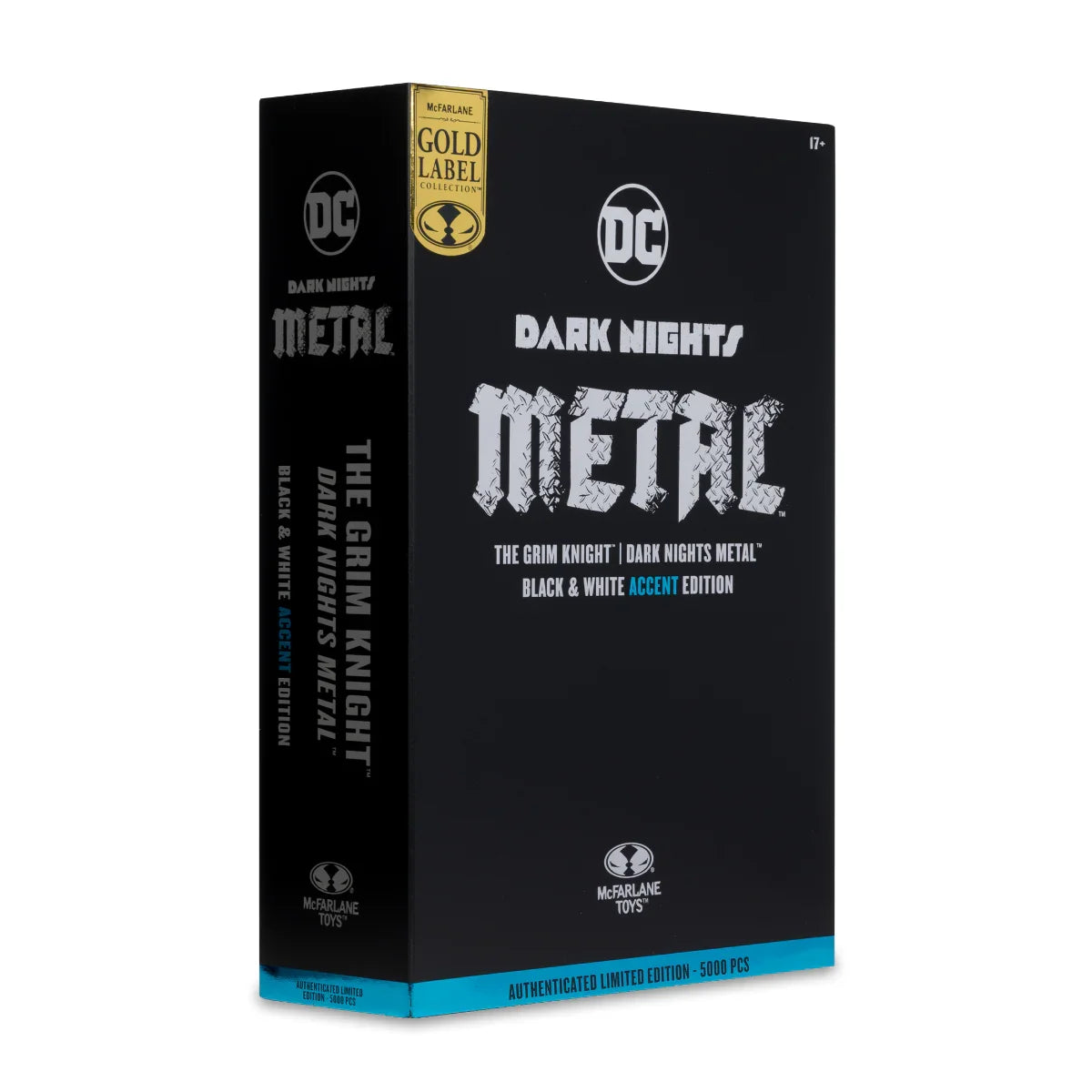 MCF17657 DC Multiverse - The Grim Knight B&W With Accent Gold Label 7" Figure - McFarlane Toys - Titan Pop Culture