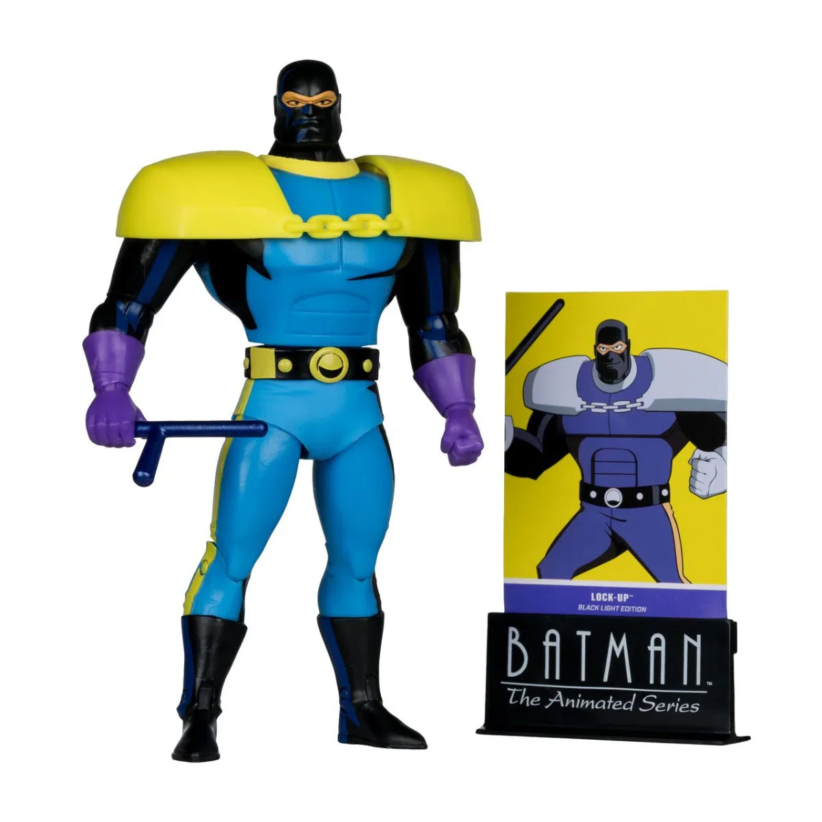 DC - Lock-Up (Batman Animated Series) Black Light Gold Label Figure