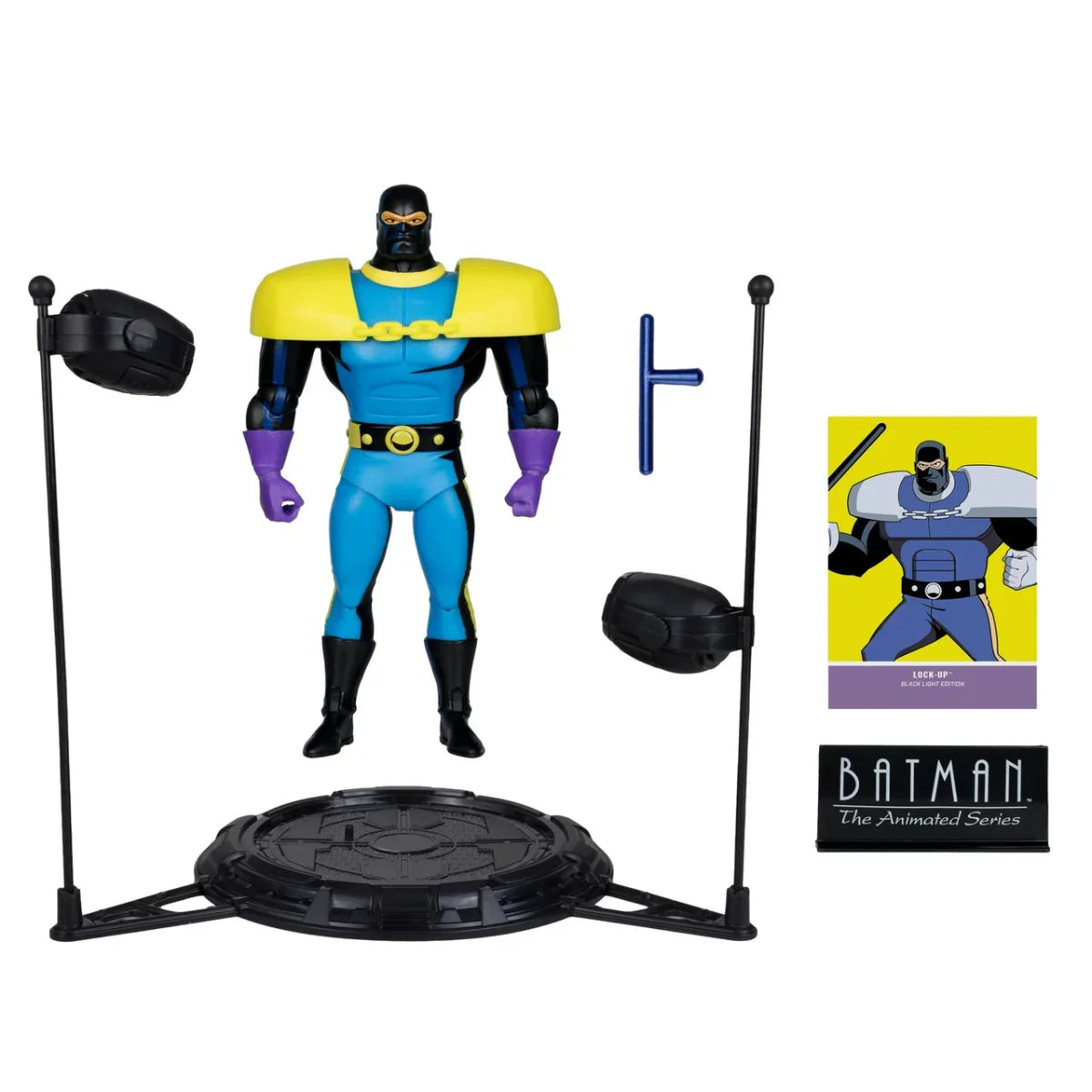 DC - Lock-Up (Batman Animated Series) Black Light Gold Label Figure