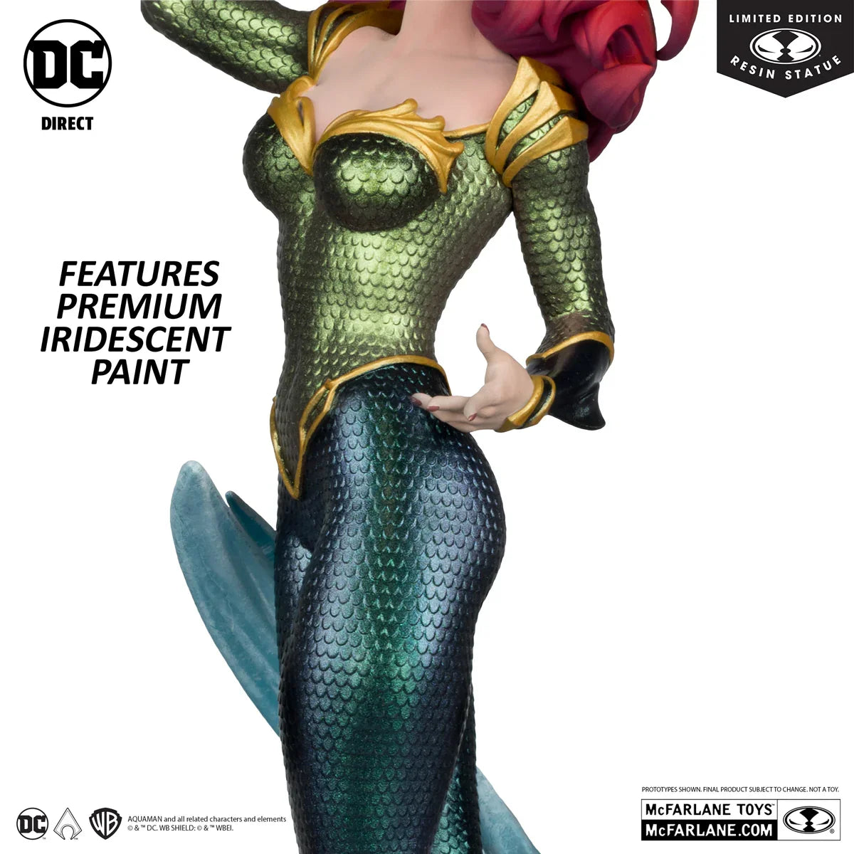 Estatua de resina de Aquaman - Mera Cover Girls
