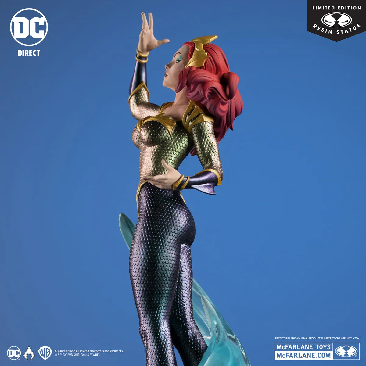 Estatua de resina de Aquaman - Mera Cover Girls
