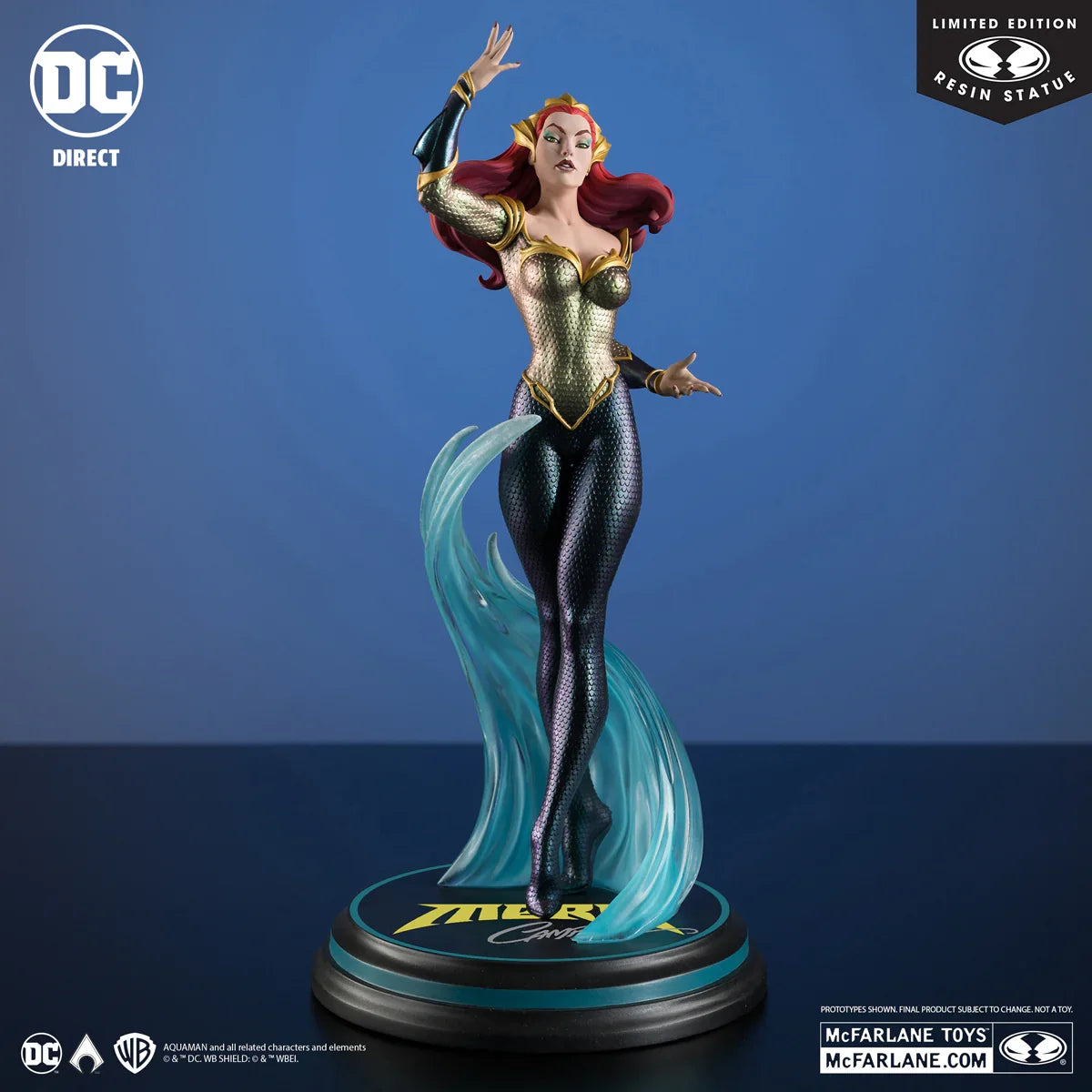 Estatua de resina de Aquaman - Mera Cover Girls