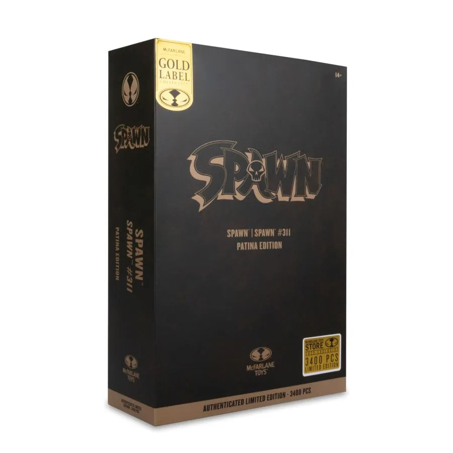 MCF90233 Spawn - Spawn #311 Patina Gold Label 7" Figure - McFarlane Toys - Titan Pop Culture