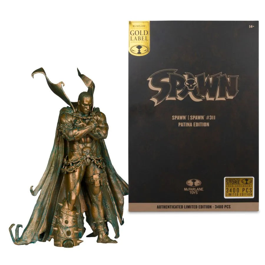 MCF90233 Spawn - Spawn #311 Patina Gold Label 7" Figure - McFarlane Toys - Titan Pop Culture