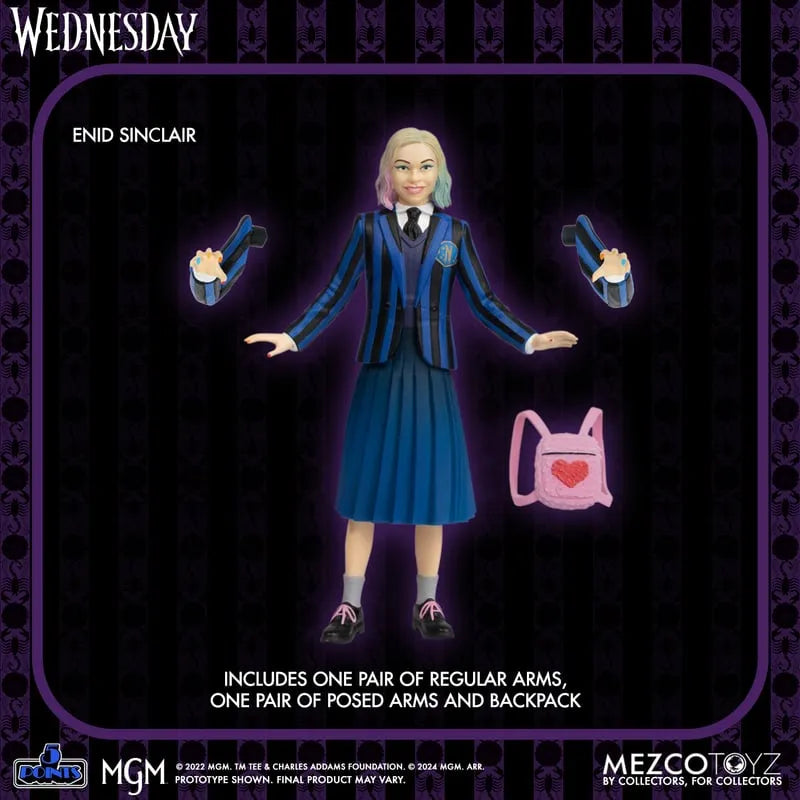MEZ17046 Wednesday - Wednesday & Enid 5-Points Box Set - Mezco Toyz - Titan Pop Culture