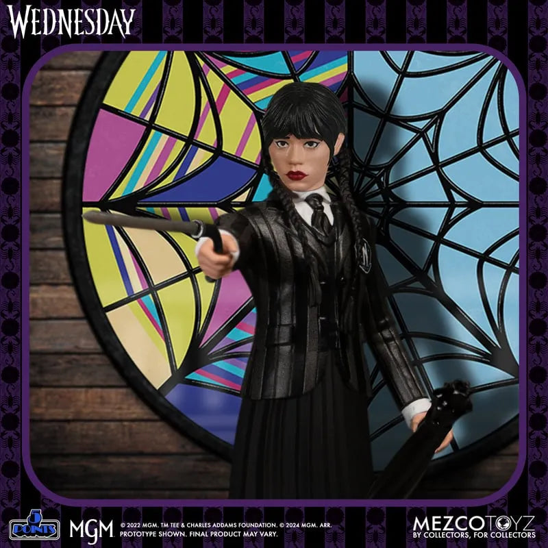 MEZ17046 Wednesday - Wednesday & Enid 5-Points Box Set - Mezco Toyz - Titan Pop Culture