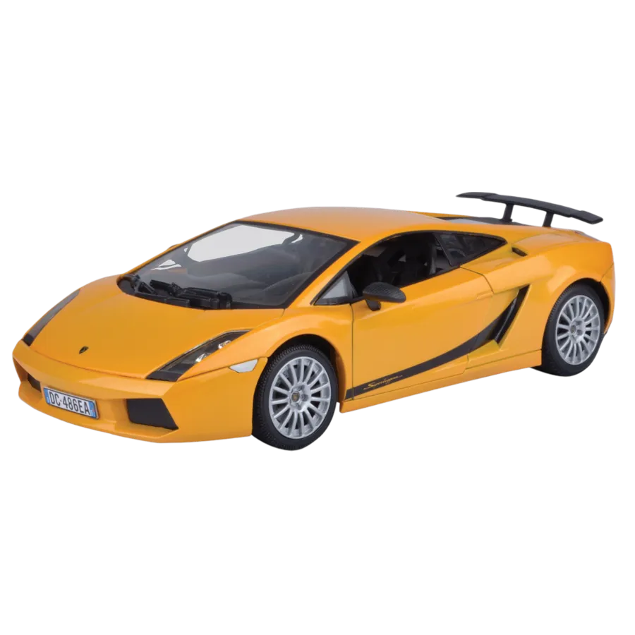 MOT73181-YELLOW Timeless Legends - Lamborghini Gallardo Superleggera [Yellow] 1:18 Scale Diecast Vehicle - Motormax - Titan Pop Culture