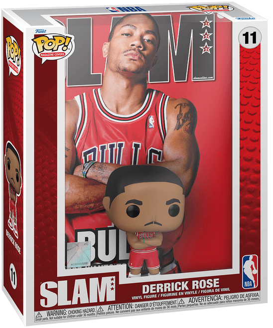 NBA: Slam - Derrick Rose Pop! Magazine Cover Pop! Magazine Cover by Funko | Titan Pop Culture