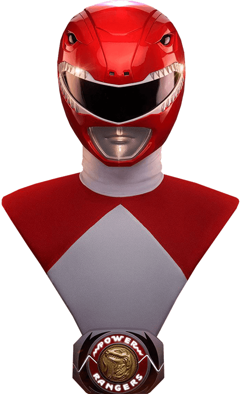 PCSRRANGER02EX Power Rangers - Red Ranger Life Sized Bust PCS Exclusive - Pop Culture Shock Collectables - Titan Pop Culture