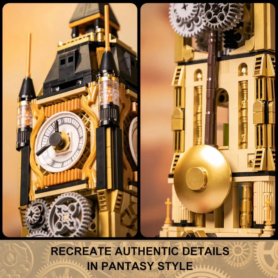 PSY85008 Joyride Series - Steampunk Bell Tower (2424 Piece Kit) - Pantasy - Titan Pop Culture