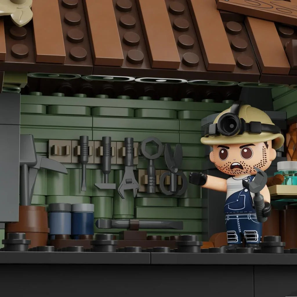 Retro Collection - Western Mine Construction Set (2990 Pieces)