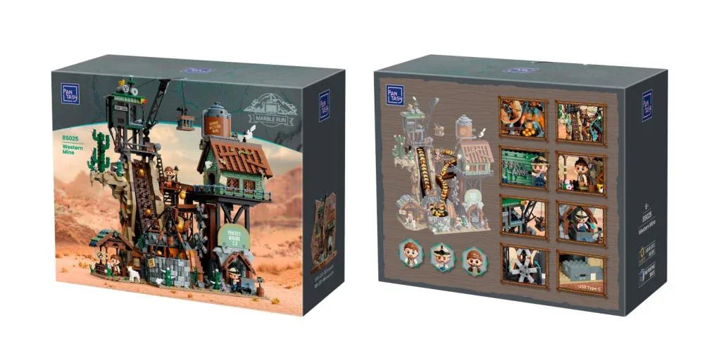 Retro Collection - Western Mine Construction Set (2990 Pieces)