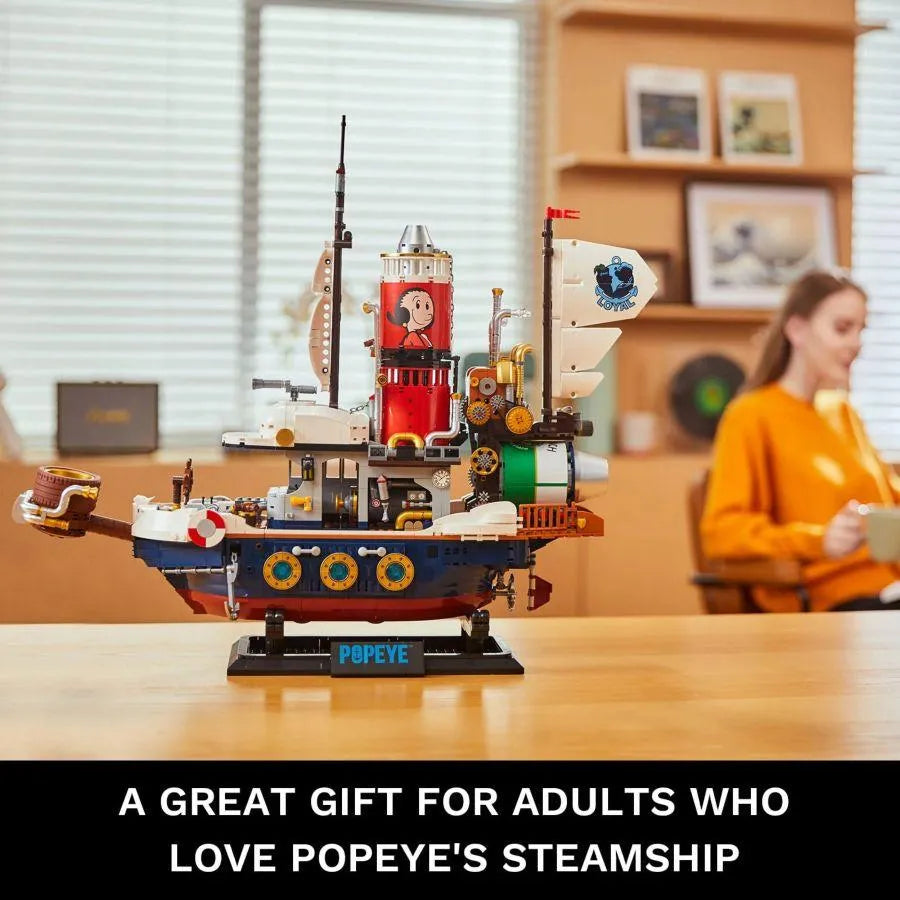 PSY86402 Popeye - Popeye's Adventure Ship Buildable Set (1845pcs) - Pantasy - Titan Pop Culture