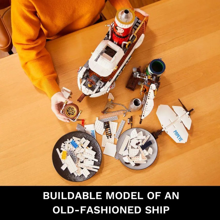 PSY86402 Popeye - Popeye's Adventure Ship Buildable Set (1845pcs) - Pantasy - Titan Pop Culture