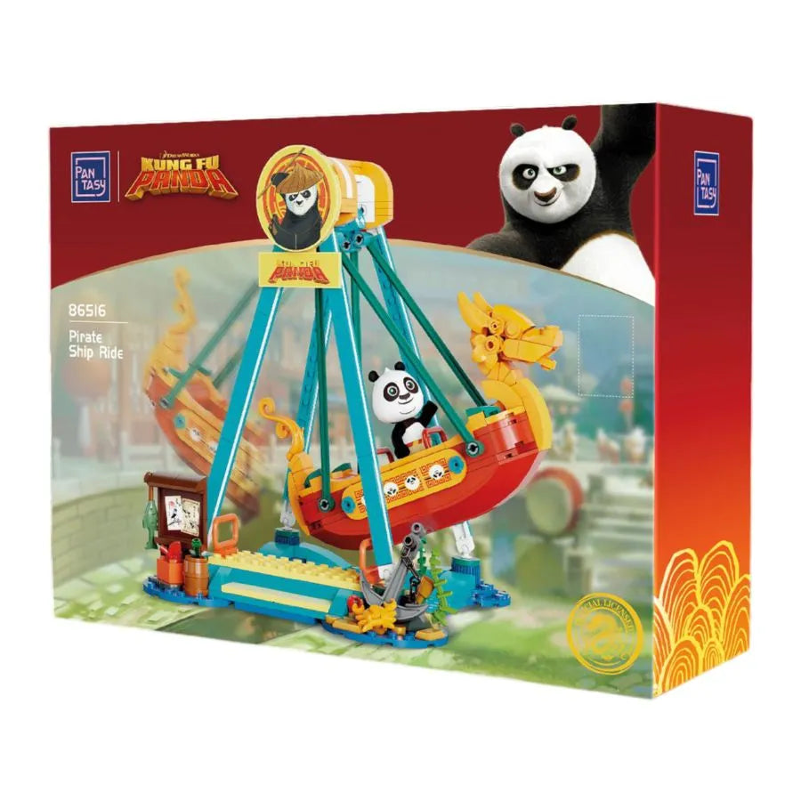 PSY86516 Kung Fu Panda - Adventure Park : Pirate Ship Ride (379 Piece Kit) - Pantasy - Titan Pop Culture