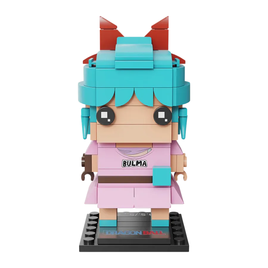 PSY99122 Dragon Ball - Bulma Buildable Figure (151 Piece Kit) - Pantasy - Titan Pop Culture