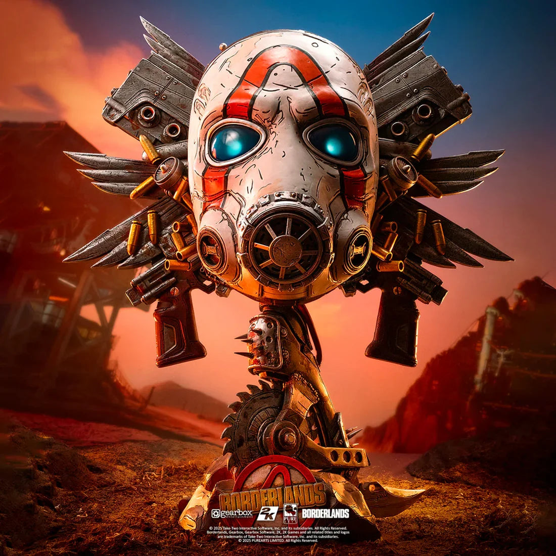 Borderlands - Psycho Bandit 1:1 Scale Art Mask