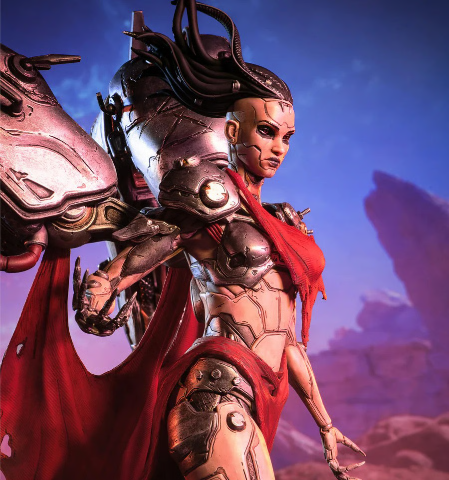 Borderlands - Estatua de Callis la Reina Destripadora a escala 1:6