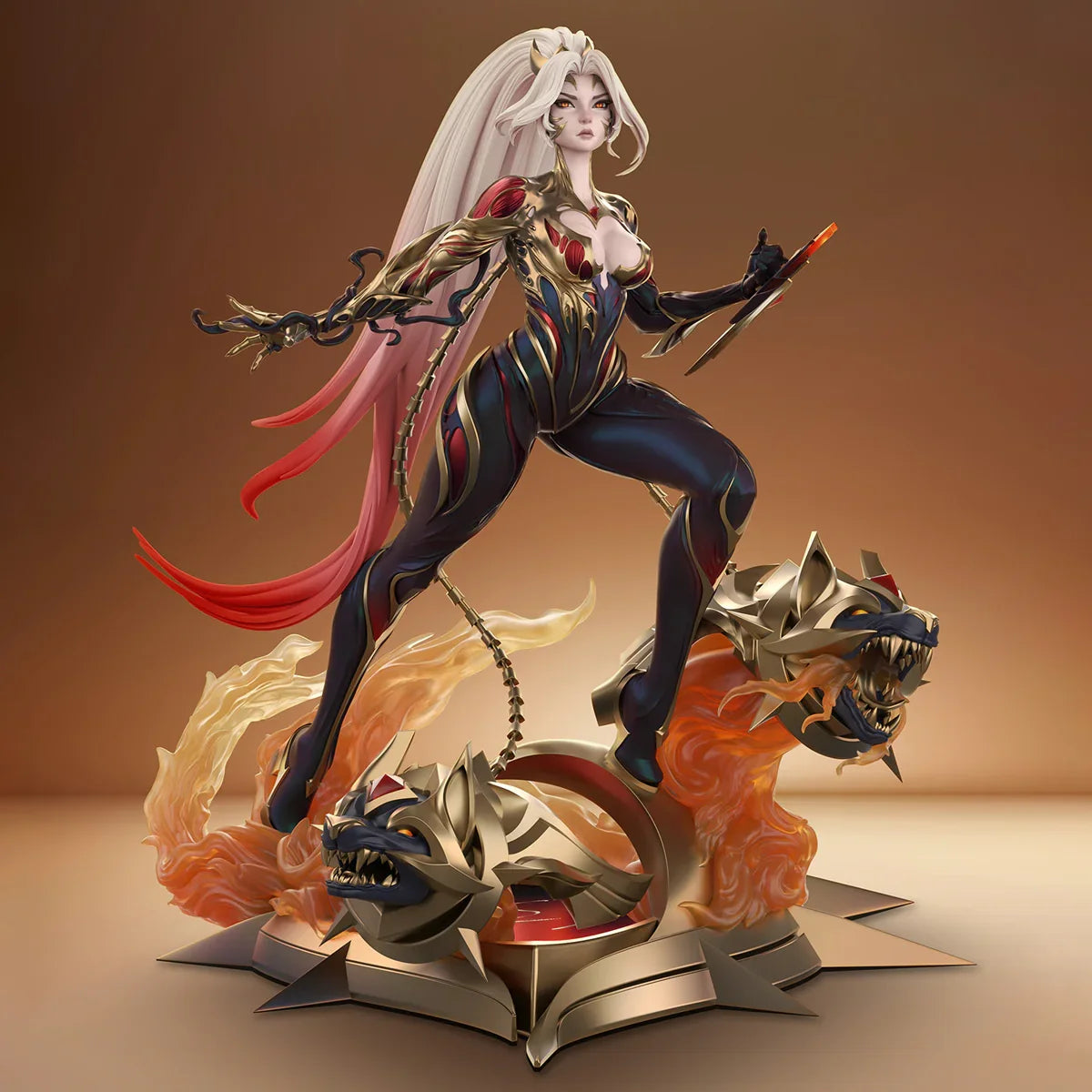 League of Legends - Estatua de Kai'Sa, leyenda inmortalizada, escala 1:6
