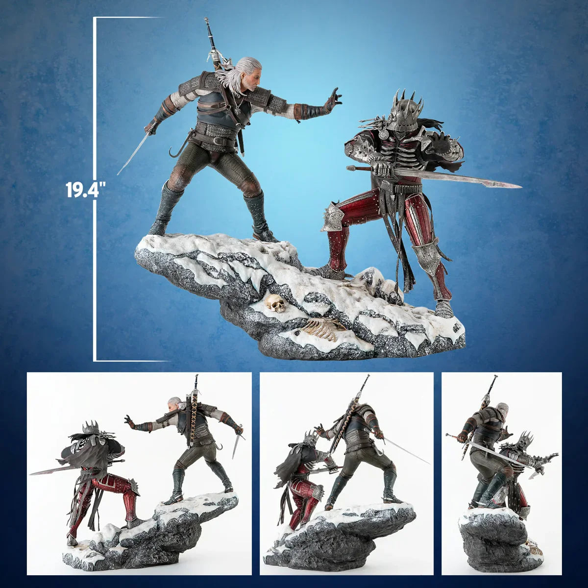 The Witcher - Diorama a escala 1:6 de Geralt vs. Eredin