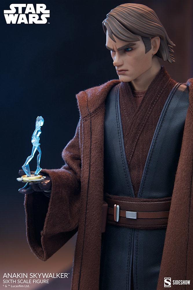 SID100462 Star Wars: Clone Wars - Anakin Skywalker 1:6 Scale 12" Action Figure - Sideshow Collectibles - Titan Pop Culture