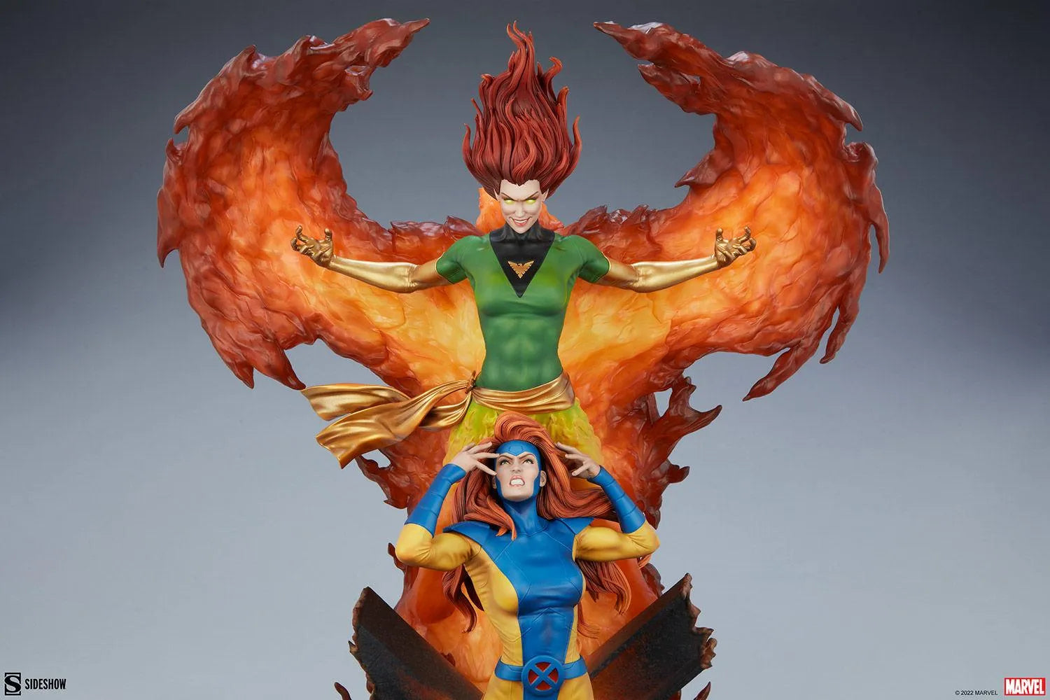SID200572 Marvel Comics - Phoenix & Jean Grey Maquette - Sideshow Collectibles - Titan Pop Culture