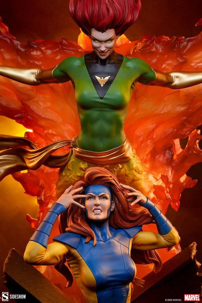 SID200572 Marvel Comics - Phoenix & Jean Grey Maquette - Sideshow Collectibles - Titan Pop Culture