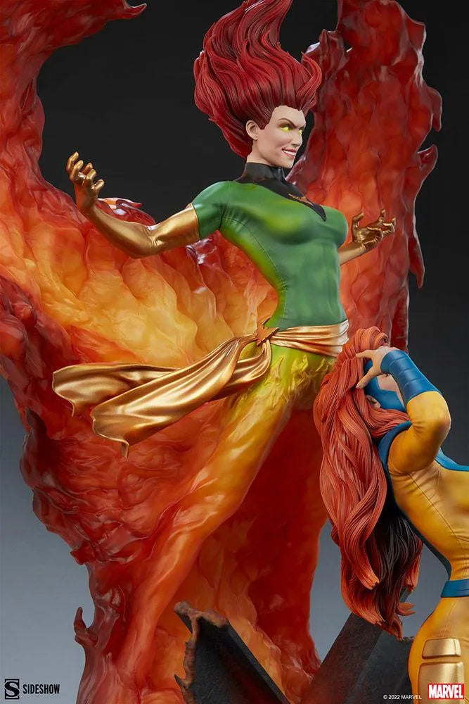SID200572 Marvel Comics - Phoenix & Jean Grey Maquette - Sideshow Collectibles - Titan Pop Culture