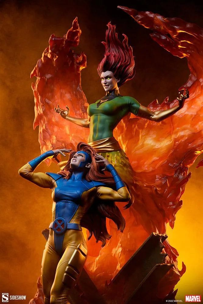 SID200572 Marvel Comics - Phoenix & Jean Grey Maquette - Sideshow Collectibles - Titan Pop Culture