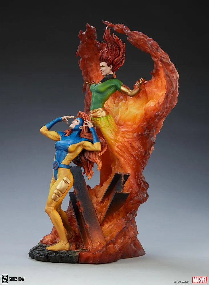 SID200572 Marvel Comics - Phoenix & Jean Grey Maquette - Sideshow Collectibles - Titan Pop Culture